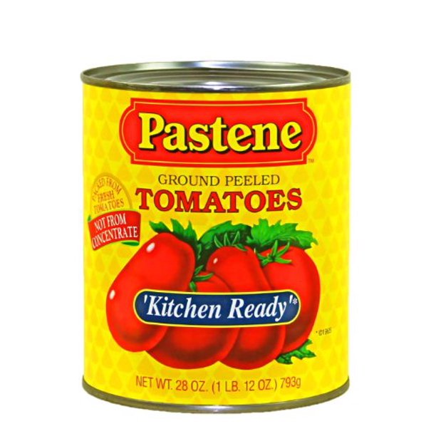 Pastene Kitchen Ready Ground Peeled Tomatoes Net Wt. 28 oz.