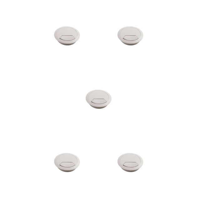 Eigraketly Cubierta de orificio de escritorio, redondo, desmontable, aislante, redondo, antioxidante, a prueba de polvo, antideslizante, para Type2 NO2