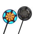 thumbnail image 2 of 2 Uds Luces LED De Señal Universales Para Motocicleta 12V IPX6 Azul Sharpla Luces de señal de giro, 2 of 3