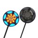 thumbnail image 2 of Luz lateral de señal Universal para motocicleta, 2 uds., luz de advertencia impermeable de 12V, luces de conducción de motocicleta con brillo Azul Yotijar Luces de señal de giro, 2 of 10