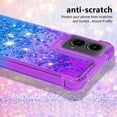 thumbnail image 3 of Case for Motorola Moto G 5g 2024 Funny Bling Shiny Crystal Flowing Sparkle Moving Cover Clear Bumper Liquid Glitter, 3 of 5