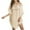 Beige, variant on IROINNID Summer Dresses for Women Cover UP Soild Color Beach Dresses with Round Neck and Short Sleeve Casual Summer Sun Dresses