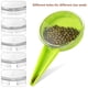 thumbnail image 2 of Dispensador de semillas de 14 piezas Herramienta de jardinería de jardín de jardín ajustable con etiquetas de dibreros y plantas, 2 of 5