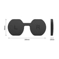 thumbnail image 4 of Funda protectora de silicona para gafas, a prueba de polvo, lavable para casco PS VR2, 4 of 6