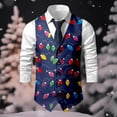 thumbnail image 5 of MuXiKeJi Clothes Men’s Christmas Vest,Fashion Festival Outerwear Vests,Holiday Graphic Sweater Vest Adult Winter Warm Clothes, 5 of 6