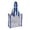 Blue, variant on Stadium Approved Clear Tote Bags 12 x 12 x 6 Inch Large Clear Plastic Tote Bag with Handles for Work Sports