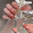 thumbnail image 4 of Pegatinas de uñas de Color sólido arcoíris, cubierta completa de Gel, uñas sin envoltura de hornear, accesorio de calcomanías de Arte de manicura DIY, 14 puntas, 4 of 7