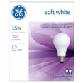 thumbnail image 1 of 15W Standard Incandescent Light Bulb (Set of 2), 1 of 2