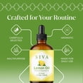 thumbnail image 3 of SIVA Lemon Essential Oil - 4 Fl Oz – Natural Lemon Oil - for Diffuser, Face, Skin Care, Aromatherapy, Hair Care, Scalp and Body Massage - with Dropper, 3 of 11