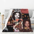 thumbnail image 2 of Flannel Blanket Lauryn Music Hills Nap Blanket Air Conditioning Blankets Couch Bed Office Blankets Soft and Cozy 60"X50", 2 of 6