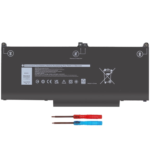 7400 E7400 MXV9V Battery for Dell Latitude 5300 5310 E5300 E7300, 5300/5310 2-in-1, Inspiron 7300/7306  P96G