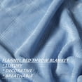 thumbnail image 3 of CREVENT Small Soft Cozy and Warm Fleece Baby Boy Throw Blanket for Infant/Kids/Newborns/Crib/Stroller/Cradle (30"X40" Light Blue), 3 of 6
