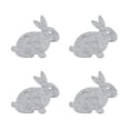 thumbnail image 1 of 4 Piezas De Forma Posavasos Almohadil De Taza No Tejida Para Fiesta De Pascua Decoración Del Hogar Baoblaze Posavasos en forma de conejo, 1 of 7