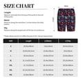 thumbnail image 3 of Sikiie mushroom colorful Skull Mens Pajama Shorts, Lightweight Lounge Pant with Pockets Soft Sleep Pj Shorts for MenLarge, 3 of 6