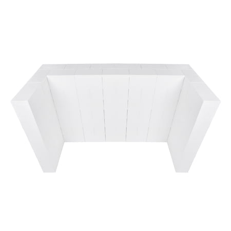 EverBlock 6’ Classic Bar & Counter Kit | For Home, Sales or Event Use | Giant Building Blocks | Easy to Connect & Reuse | Indoor & Outdoor Use | Build Displays & Structures | Blue