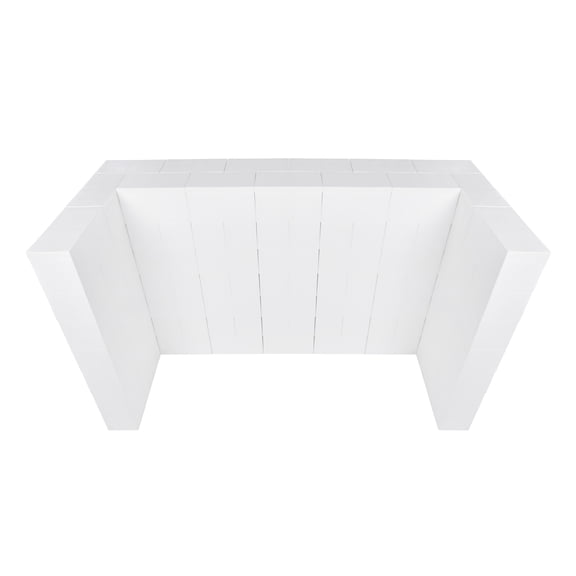 EverBlock 6’ Classic Bar & Counter Kit | For Home, Sales or Event Use | Giant Building Blocks | Easy to Connect & Reuse | Indoor & Outdoor Use | Build Displays & Structures | Light Blue