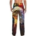 thumbnail image 3 of Daiia Geometric American Bald Eagle Men's Sleep Pant with Pockets and Drawstring,Pajama Pants-Large, 3 of 9