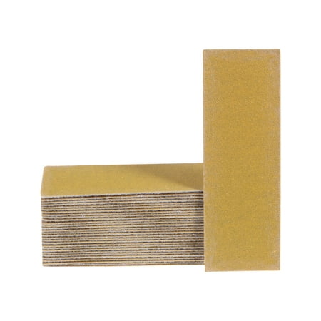 

30 Packs Micro Detail Sander Paper 180 Grit 3.5 x 1.2 Inch Finger Sander Sandpapers Hook Loop Back Works