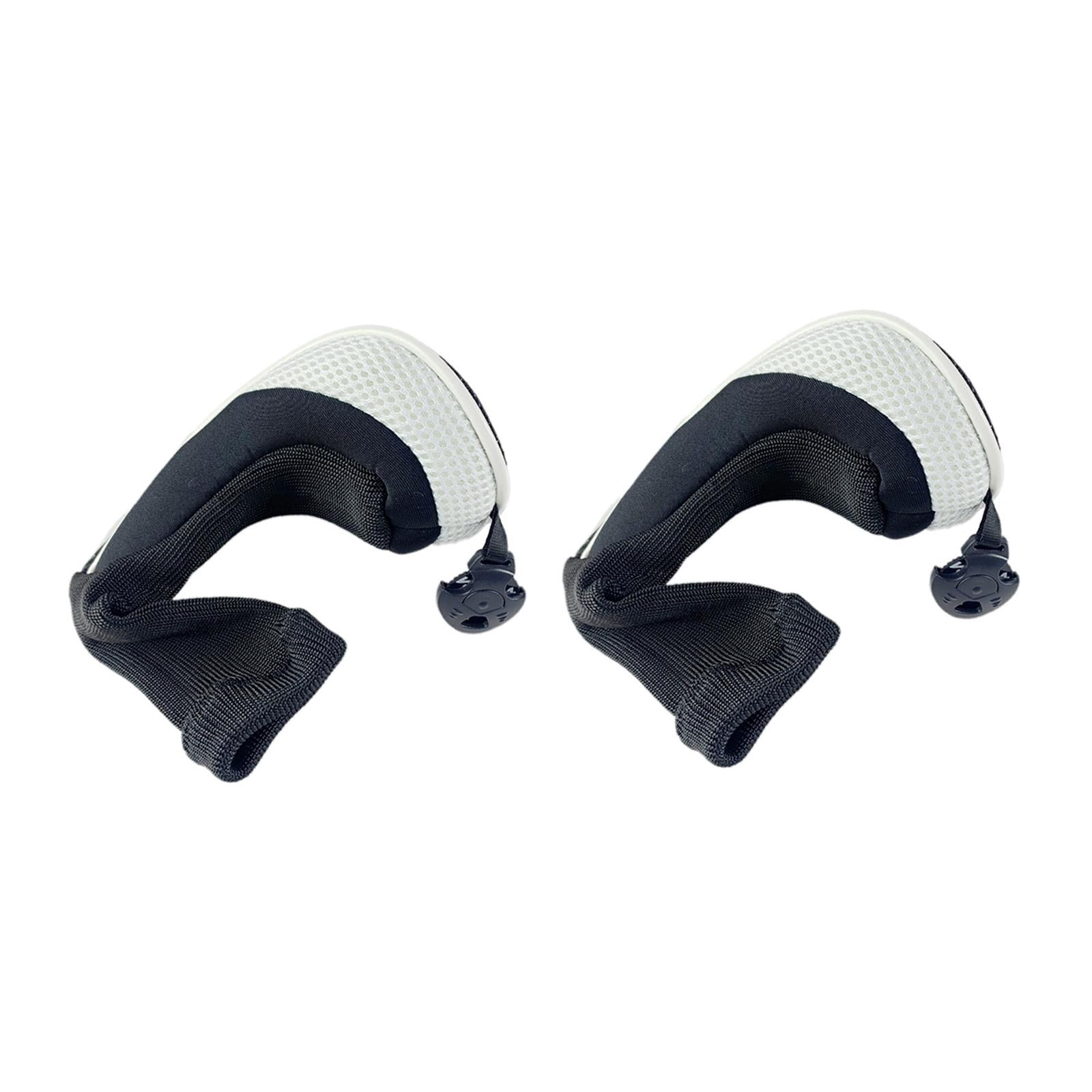 2 Pieces Golf Hybrid Club Cover Headcovers Protector Polyester Material Lightweight for Golfers Gifts