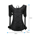 thumbnail image 2 of Mochila - Paquete de agua ligero para correr, caminar, andar en bicicleta, festivales, raves, 2 of 5