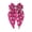 B, variant on C Long Ribbon Hair Bow With Football Pattern For Women