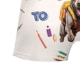 thumbnail image 5 of Back to School Cute Weimaraner All Over Print Boxer Briefs Underwear for Men Dad Weim Gray Ghost Dog Lover - 13010, 5 of 6