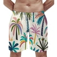 thumbnail image 2 of JRXY Men's VACATION PALM TREE Pattern Beach Board Shorts Pants with Pockets 2Xl, 2 of 7