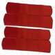 thumbnail image 2 of 4 piezas de correa de protección de tobillo, tira fija, ligera, para adultos, tobillera ajustable Rojo, 2 of 8