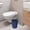 Blue, variant on Trash Can, Small Plastic Waste Basket for Bathroom, Kitchen, Office & Bedroom – Compact Garbage Bin