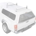thumbnail image 4 of AA-Racks Model DX36 Universal Pickup Truck Cap & Topper 2 Bar Ladder Roof Van Rack System Adjustable Steel Cross Bars - Matte White, 4 of 5