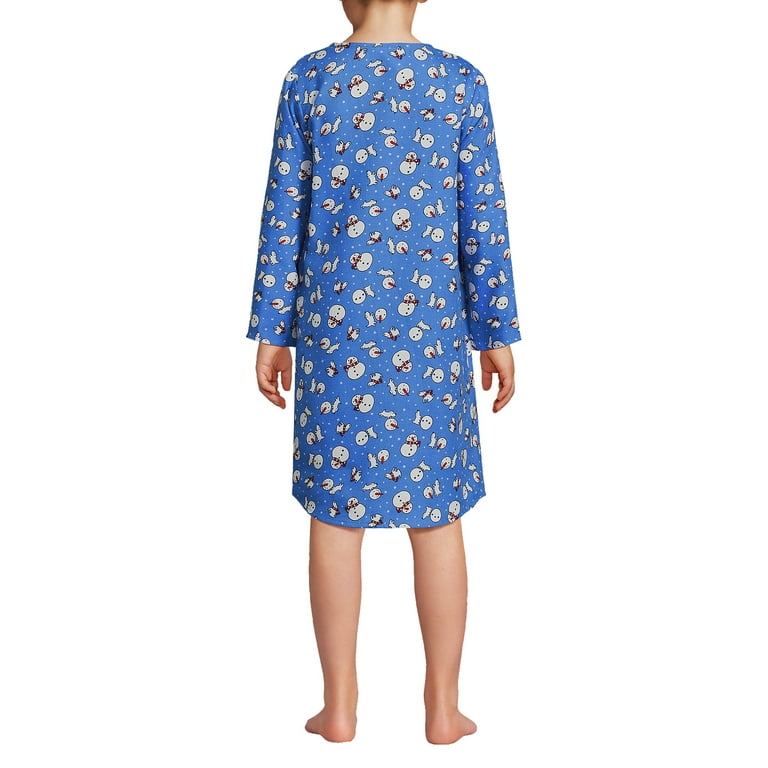Lands End Girls Flannel Nightgown