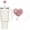 Pink, variant on Bling Hearts Straw Covers Cap for Stanley Cup, Bling Diamond Rhinestone, 10mm Silicone Toppers, Straw Topper Compatible for Stanley 30&40 Oz Tumbler with Handle, Reusable Straws