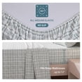 thumbnail image 4 of Regency Heights Flannel Cotton Sheet Set, 3-Piece Twin Bed Sheets with Pillowcase, Plaid Printed Sheet Bedding Sets, Light Green, 4 of 8