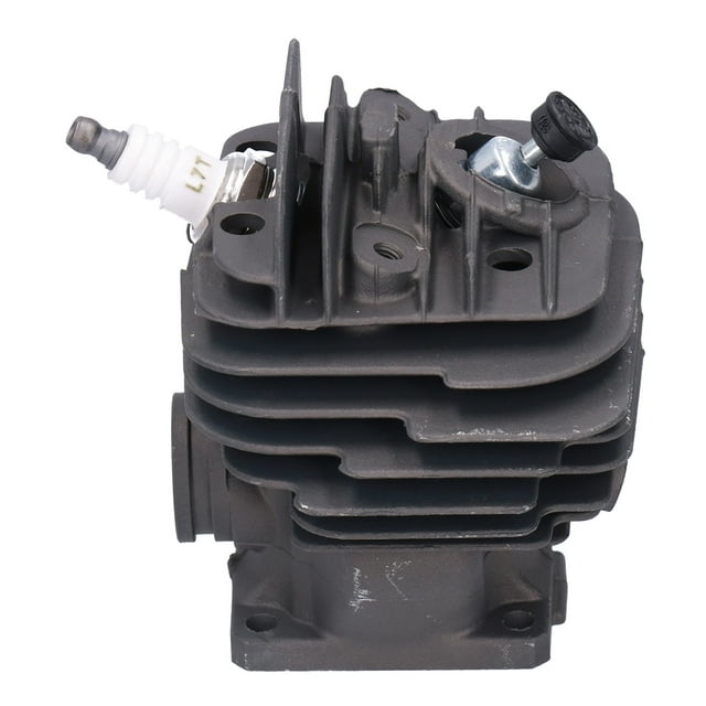 Ensemble Piston Cylindre, Kit Pistons Forte Diffusion Thermique Assemblage Forte Compression de Gaz avec Bougie pour Tronçonneuse 026 MS260 026PRO