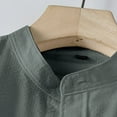 thumbnail image 6 of Men's Casual Solid Color Shirts Polyester Easy Care Outdoor Relaxed Fit, 6 of 8
