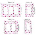 thumbnail image 2 of Yayeee Rocker Switch Wall Plate 2-Gang 4.7"x4.6" Home Decorative Outlet Cover, Purple Polka Dots, 2 of 6