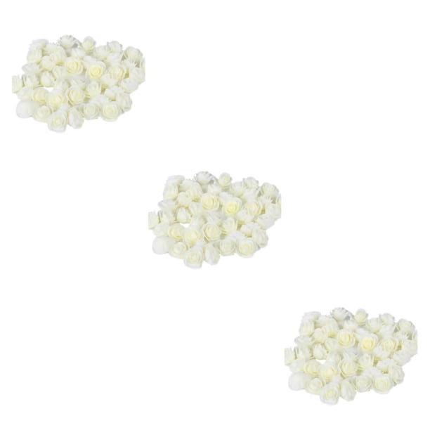 Wosthever 500 piezas dan rienda suelta a la creatividad con manualidades multifuncionales y divertidas, cabeza de rosa de espuma de PE, flor Type1 NO1