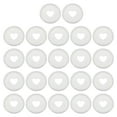 thumbnail image 1 of Unique Bargains Plastic Binding Discs, White, 22 Count, 1 of 6