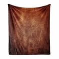 thumbnail image 1 of Cinnamon Soft Flannel Fleece Throw Blanket, Simple Layout in Rusty Grunge Style and Vintage Scattered in Brown Hues, Cozy Plush for Indoor and Outdoor Use, 50" x 60", Multicolor, by Ambesonne, 1 of 6