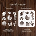 thumbnail image 3 of 1 Sheet PET Hollow Out Drawing Painting Stencils for DIY Scrapbook oto Album Flower 300x300mm, 3 of 9