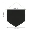 thumbnail image 2 of REGALWOVEN 1Pc Enamel Pin Display Banner, Canvas Pin Banner for Brooch Lapel Badges Buttons Black 7"x7", 2 of 5