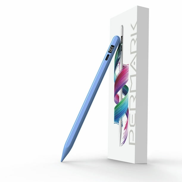 Lápiz capacitivo PERMARK para iPad 2018-2025 con pantalla LED