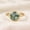 Yellow Plated, variant on Round Cut Moss Agate Bezel Ring, 925 Sterling Silver Yellow Gold Plated Proposal Band Ring May Birthstone Trendy Jewelry Handmade Jewelry Gift for Her