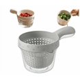 thumbnail image 2 of The Kitchen Double Layer Draining With Handle Double Layer Cleaning Bowl Suitable For Vegetables Berries Tomatoes Grapes, 2 of 9