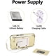 thumbnail image 5 of Radio portátil Pr11 Gold Radio, radio FM AM con batería y red eléctrica, MP3, altavoz, compatible con tarjeta TF/USB, linterna, adecuada para supervivencia, baño, viajes y ocio., 5 of 5