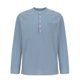 thumbnail image 3 of Blusa y camisa de manga larga con cuello alto para hombre, informal, a la moda, con cuello alto, transpirable, de poliéster, 3 of 5