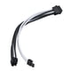 thumbnail image 5 of Sst-Pp07E-Pcibw Cable De Extensión De Funda Blanca Y Negra De 6 + 2 Pines, Peine De Cable Negro De 18Awg X 4, 5 of 5