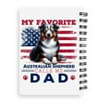 thumbnail image 2 of My Favorite Australian Shepherd Calls Me Dad. Happy Father's Day Spiral Bound Journal Aussie Dog Lover Gifts 5x7in Spiral Notebook - 00005, 2 of 5