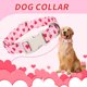 thumbnail image 4 of Collar ajustable con diseño de corazón para mascotas, bonito collar para el Día de San Valentín para perros pequeños, medianos y gatos, accesorios de moda para mascotas, collar de poliéster para masco, 4 of 7