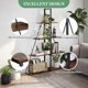 thumbnail image 4 of Space - saving 4 - tier slim ladder estante: multi - purpose engineered wood organizer para oficina o dormitorio de esquina, 4 of 6